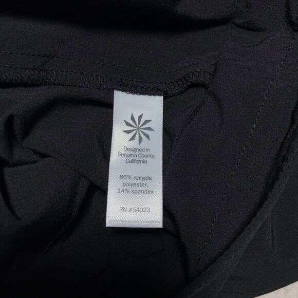Athleta 4 black skort skirt athleisure gorpcore active running tennis pickleball - Picture 3 of 9